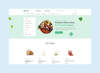 Foodbi - Organik Ürün E-Ticaret Yazılımı